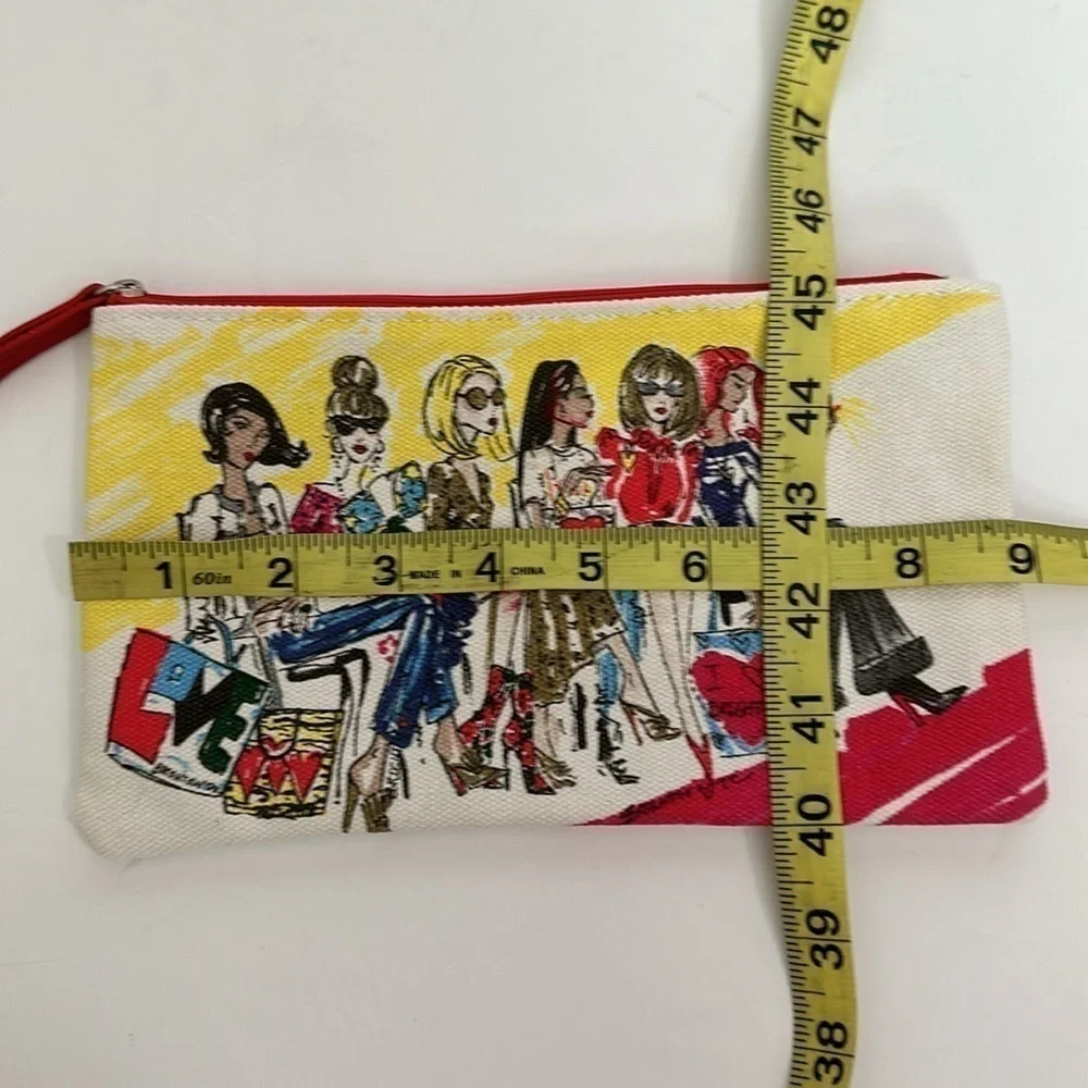 Brighton Canvas Zip Makeup Bag 2018 Fashionistas Love From Brighton Heart NWT
